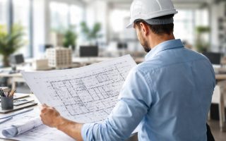 architecte-dos-plans-bureau-moderne