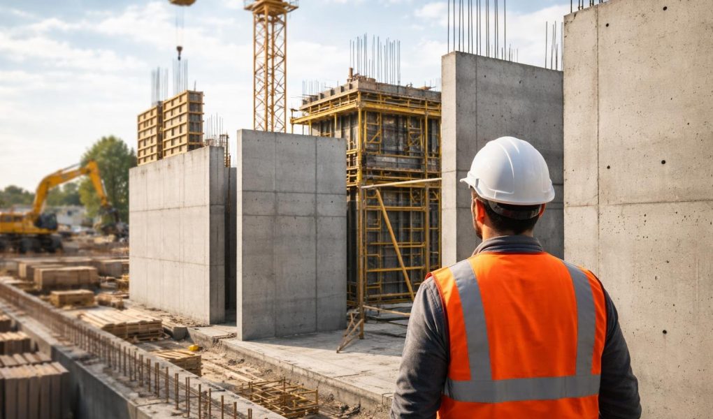 chantier-moderne-ouvrier-casque-beton