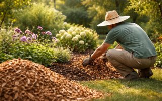 jardinier-chapeau-paille-copeaux-bois