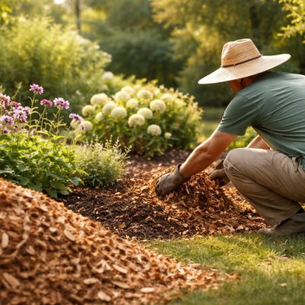 jardinier-chapeau-paille-copeaux-bois