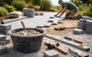 chantier-paves-seau-outils-paysagiste