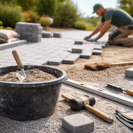 chantier-paves-seau-outils-paysagiste