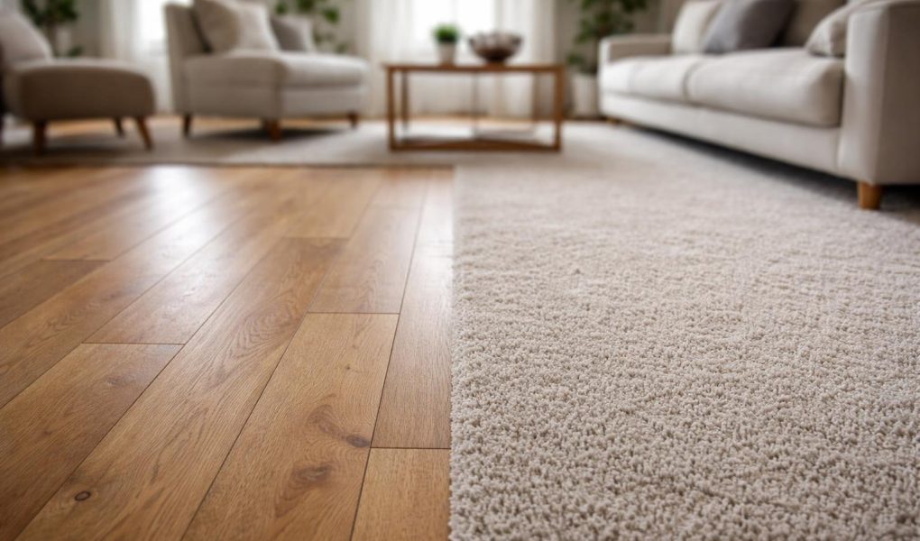 salon-moderne-parquet-moquette-meubles-élegants