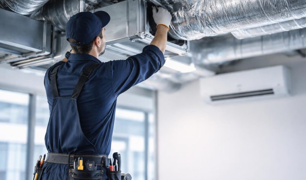 technicien-uniforme-installation-ventilation-batiment