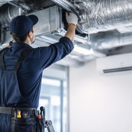 technicien-uniforme-installation-ventilation-batiment
