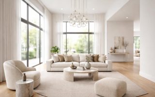 piece-moderne-lumiere-naturelle-lustre
