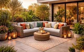 terrasse-moderne-salon-rotin-plantes