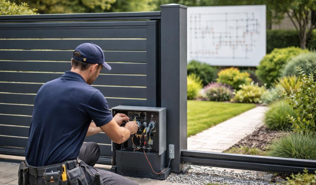 portail-coulissant-technicien-jardin-cables