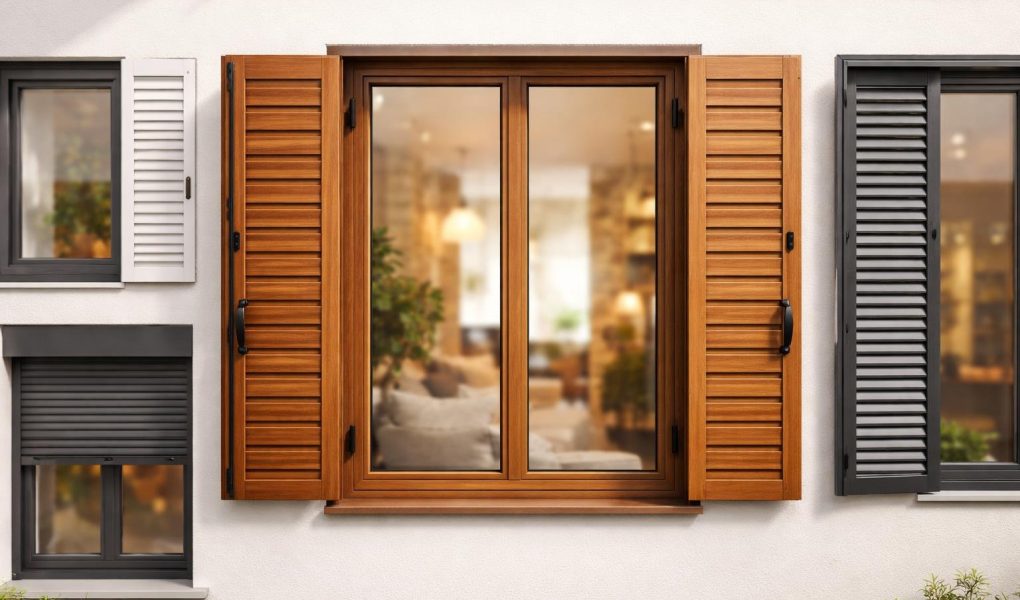 fenetres-modernes-volets-bois-metal