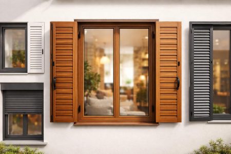 fenetres-modernes-volets-bois-metal