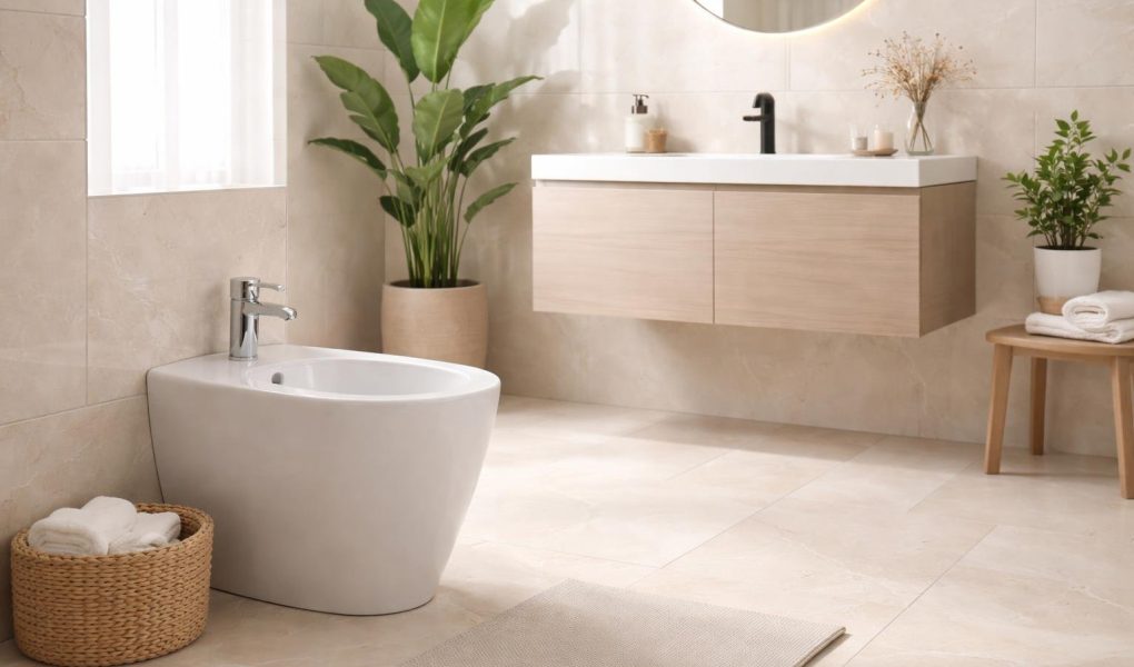 salle-bain-moderne-carreaux-clairs-plantes